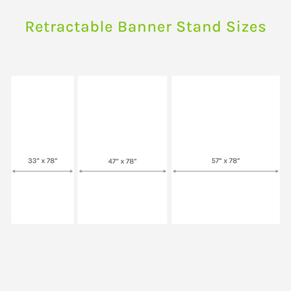 Pull Up Banner Size Guide