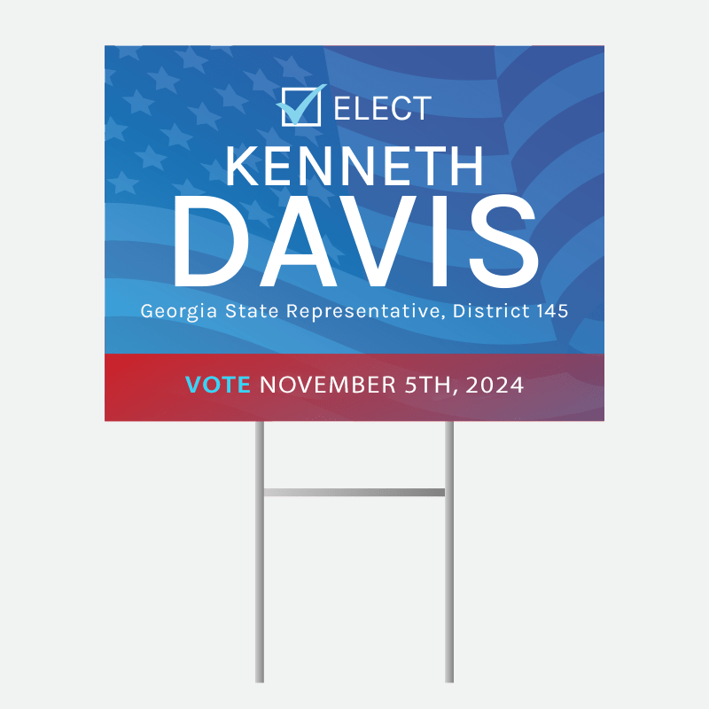 Political Yard Signs Order Custom Campaign Yard Sign Printing   1