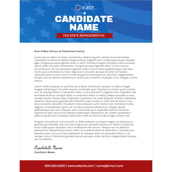 Political Letter Mailer 04