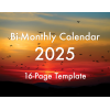 2025 Bi-Monthly Wall Calendar